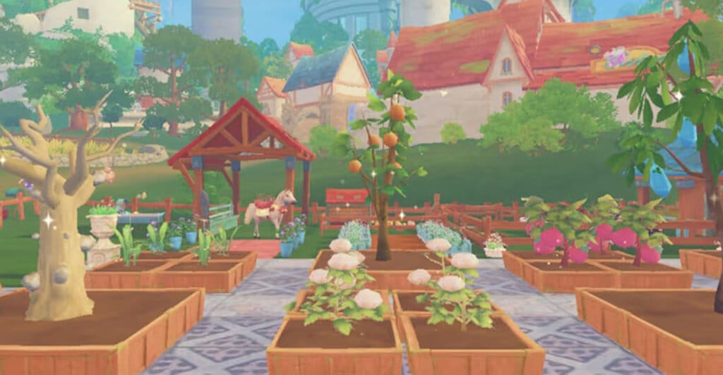 Gamplay de My Time at Portia que é um dos melhores jogos de fazendinha do Nintendo Switch