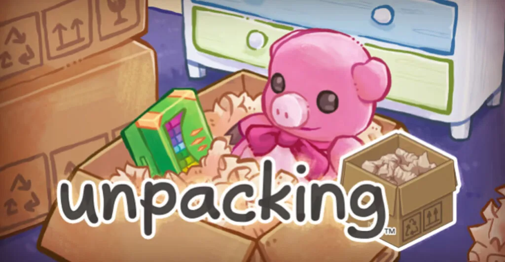 Titulo de Unpacking Cozy Game