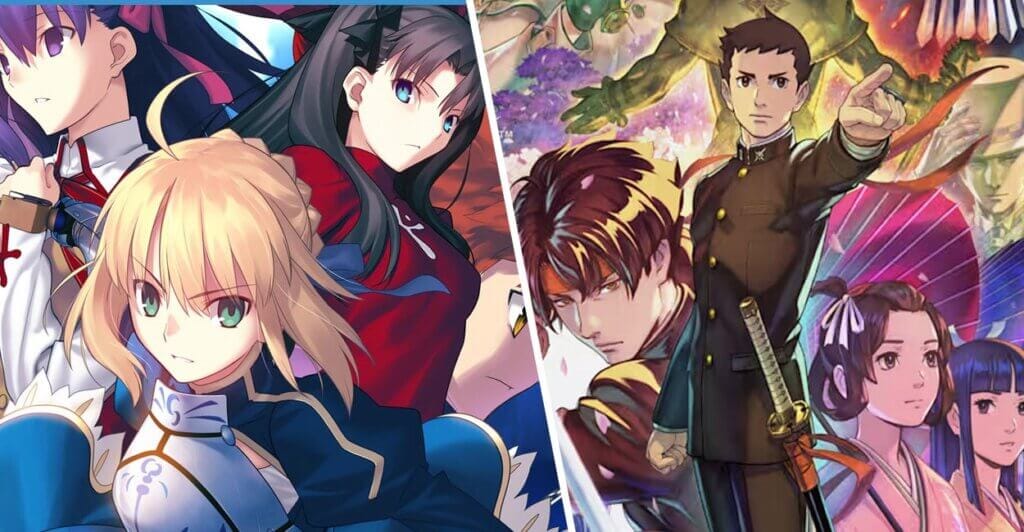 Capa de 10 visual novels para Nintendo Switch