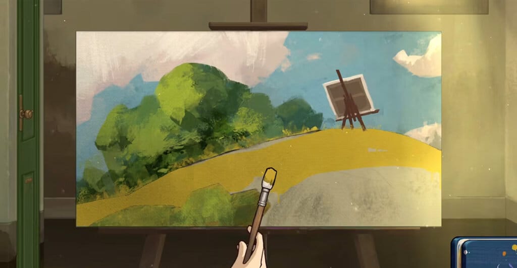 Gameplay de Behind the Frame: The Finest Scenery, Visual Novel para Nintendo Switch