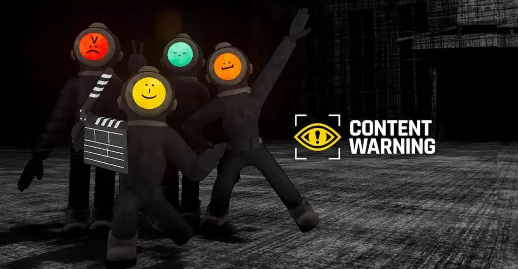 Imagem Promocional de Content Warning, um dos jogos multiplayer online para pc