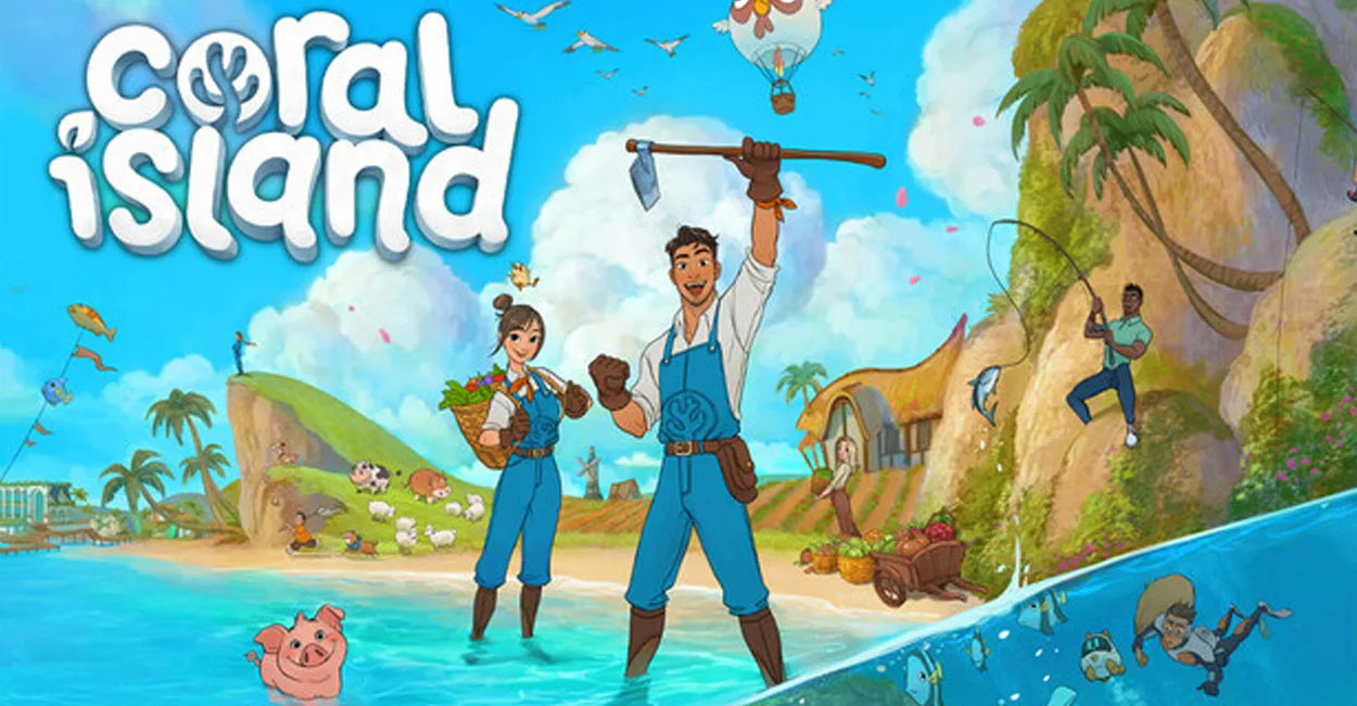 Coral Island em Imagem Promocional de um dos melhores jogos indies cooperativos