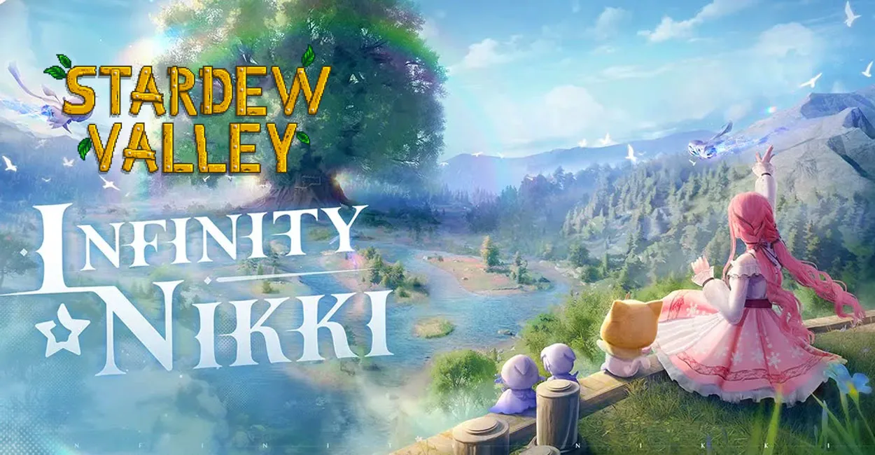 Imagem de Infinity Nikki colaboração Stardew Valley
