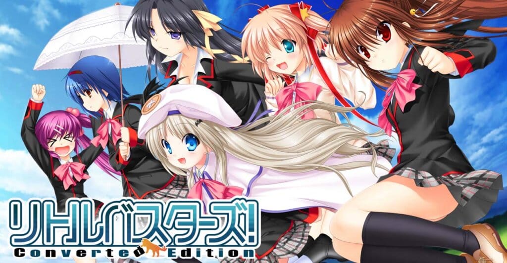 Titulo de Little Busters! Converted Edition, uma das visual novels para nintendo switch
