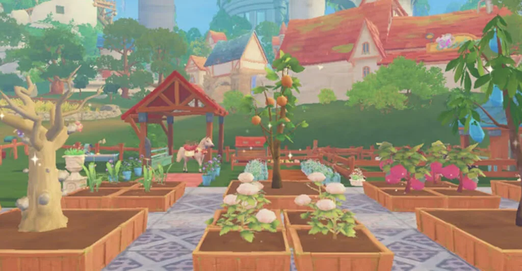 Gamplay de My Time at Portia que é um dos melhores jogos de fazendinha do Nintendo Switch