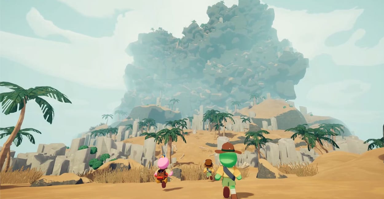 Jogadores de PEAK indo rumo a montanha usando as Dicas Avançadas de PEAK