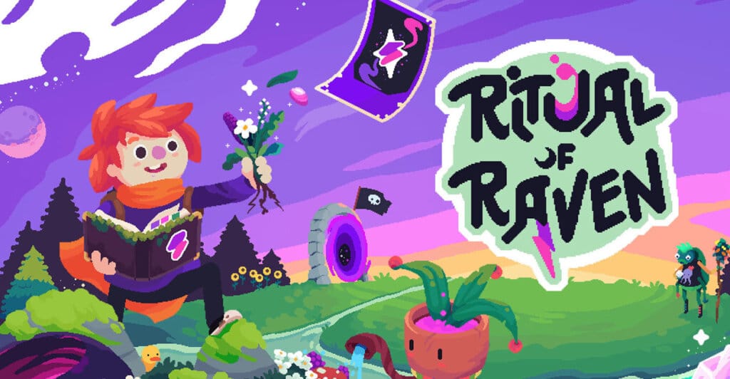 Titulo de Ritual of Raven, um dos Cozy Games da Lista