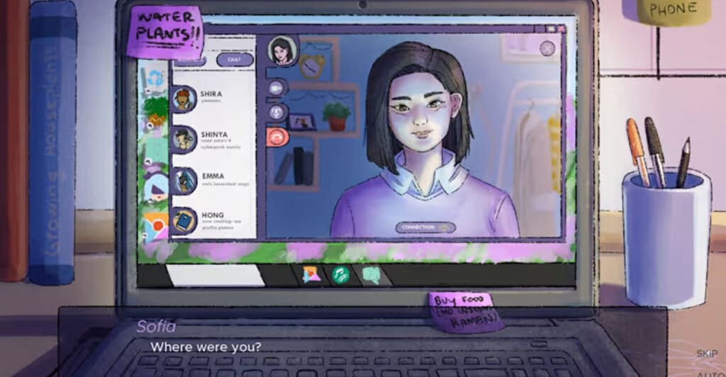 Gameplay de Reminiscence in the Night no Nintendo Switch
