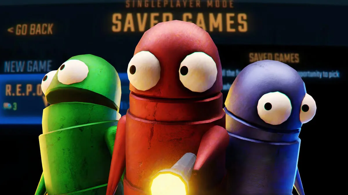 Jogo R.E.P.O em seu render principal