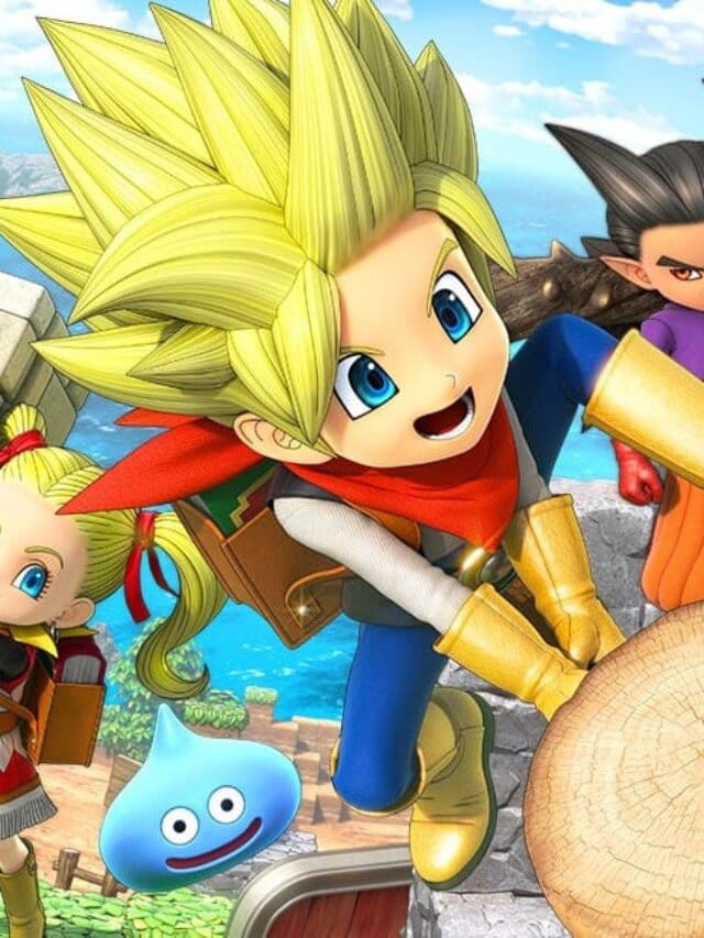 Capa com Dragon Quest Builders 2 e Pokemon Let's Go