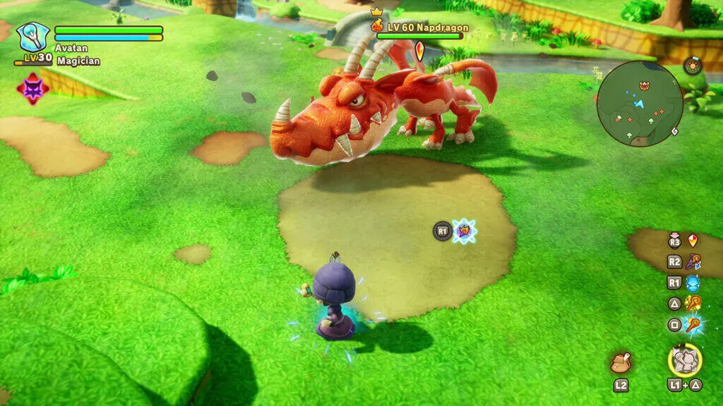 Personagem principal em combate com um dragao em jogo cooperativo para pc e consoles