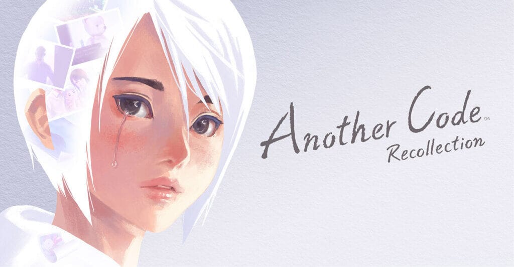Titulo de Another Code Recollection que é quase uma Visual Novel de Nintendo Switch