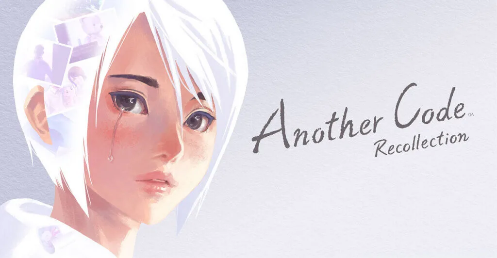 Titulo de Another Code Recollection que é quase uma Visual Novel de Nintendo Switch