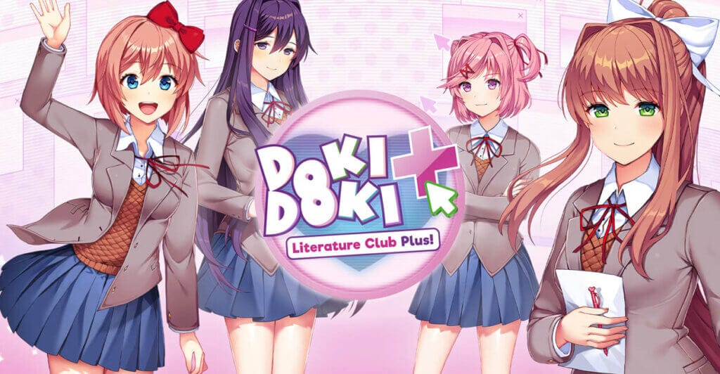 DOKI DOKI LITERATURE CLUB PLUS! uma das visual novels para Nintendo Switch