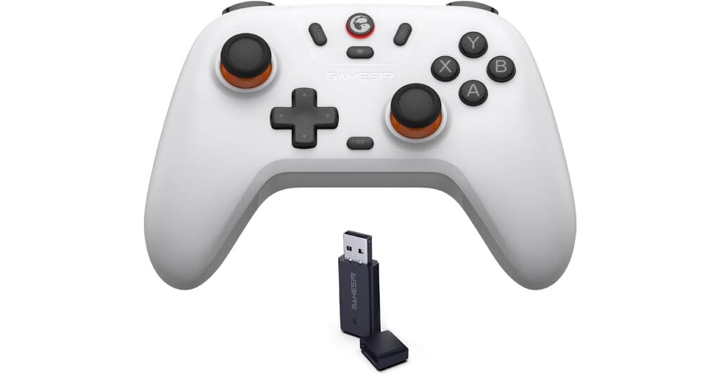 Controle GameSir Nova Lite para jogos multiplayer local e online no PC e Switch.