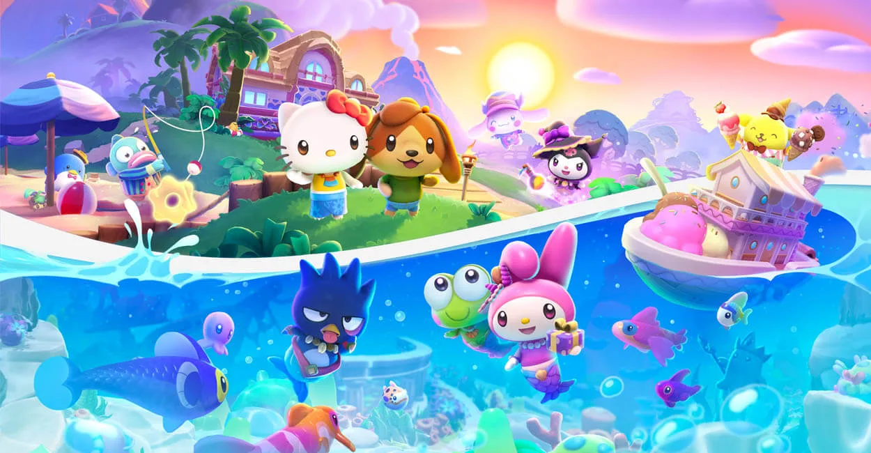 Capa de Hello Kitty Island Adventure um cozy game para todas as plataformas