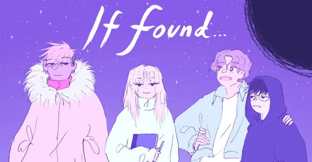 Titulo de If Found, uma visual novel com mensagens importantes e muita viagem.