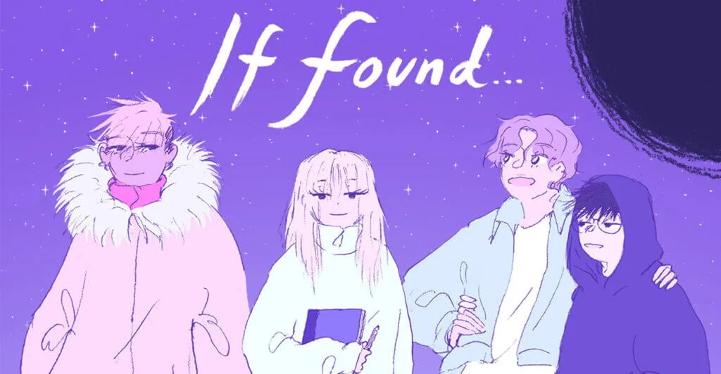Titulo de If Found, uma visual novel com mensagens importantes e muita viagem.