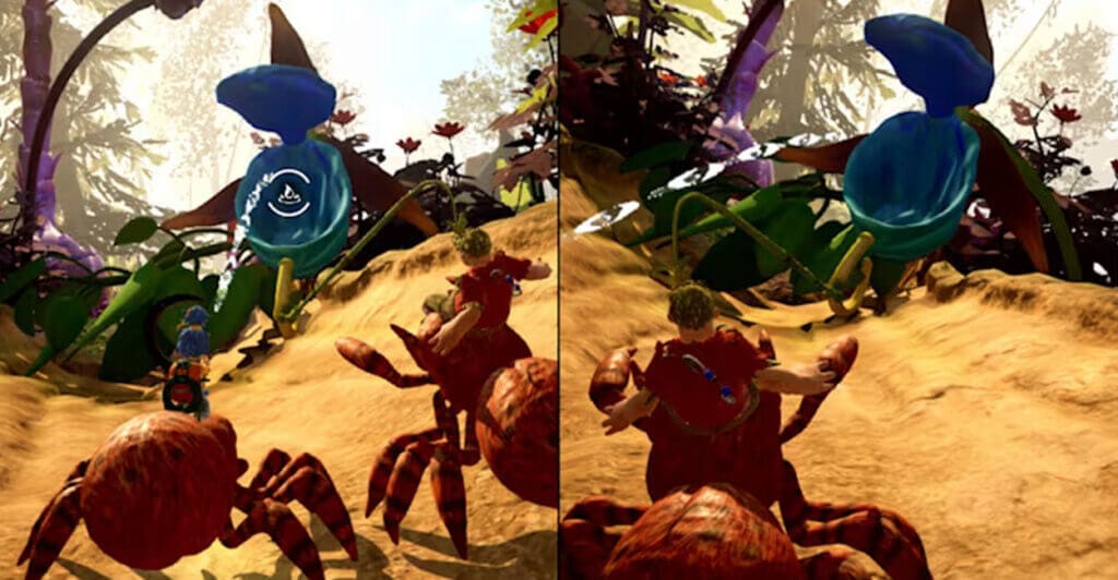 It Takes Two gameplay em tela dividida para casais se divertirem