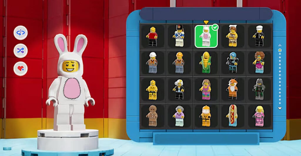 Customização de Lego Party!, jogo para jogar online e local com amigos