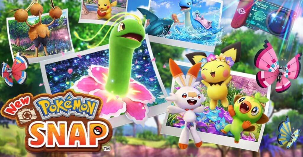Titulo de New Pokémon Snap um dos Cozy Games de Nintendo Switch um pouco esquecido.