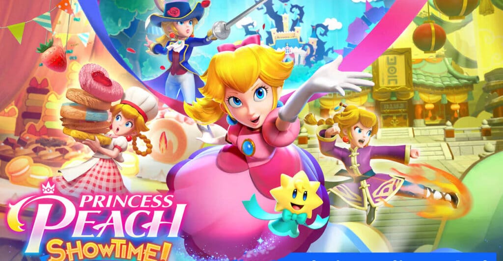 Titulo de Princess Peach Showtime! Um dos Cozy Games de Nintendo Switch