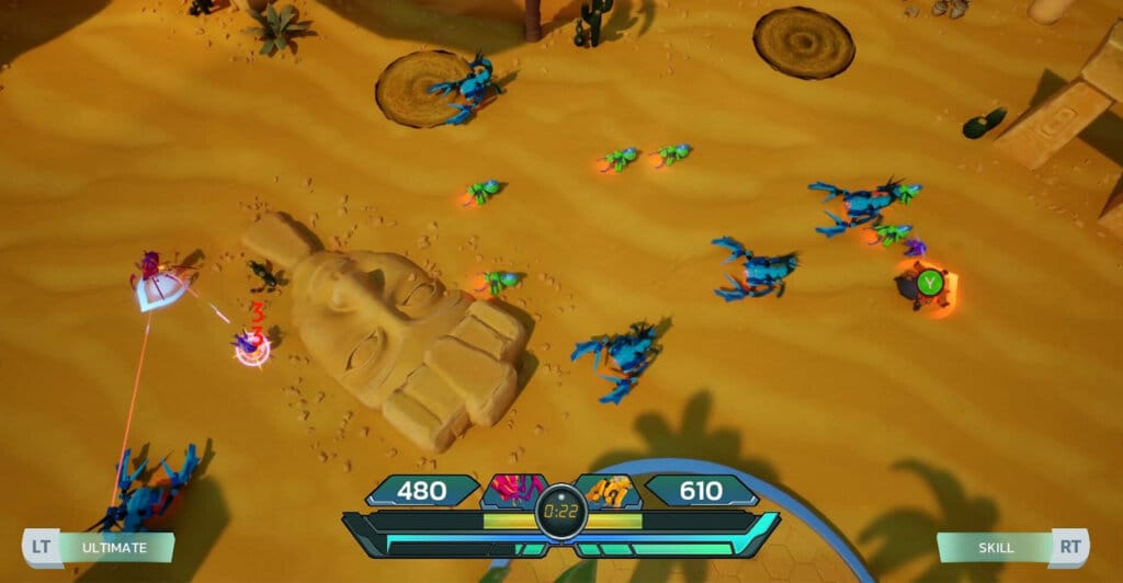 Gameplay de Steelsilk Championshop, jogo coop local e online