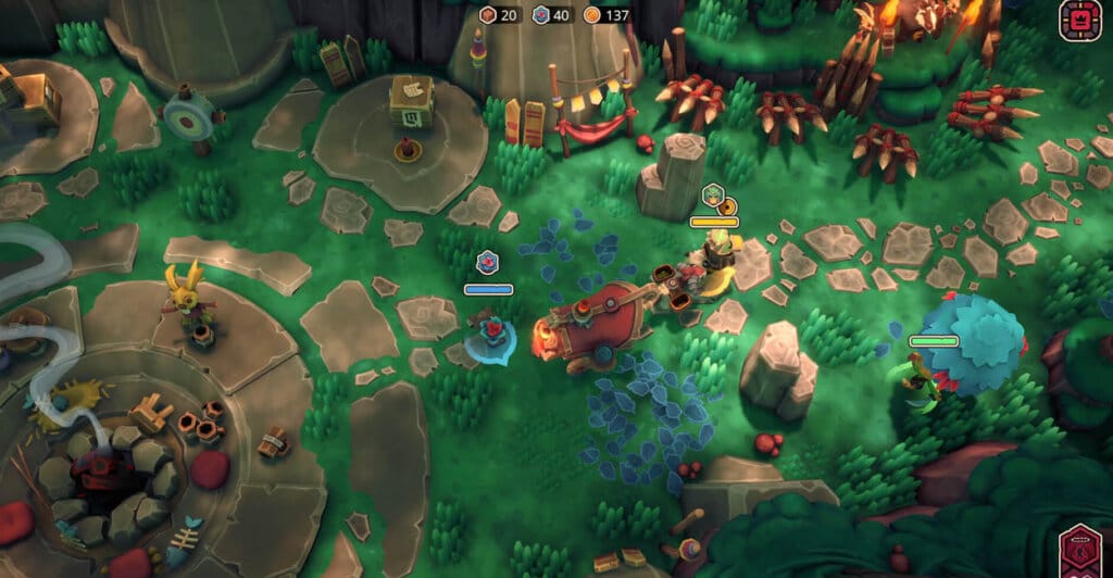 WILD WOODS Gameplay de um jogo Multiplayer local em uma floresta
