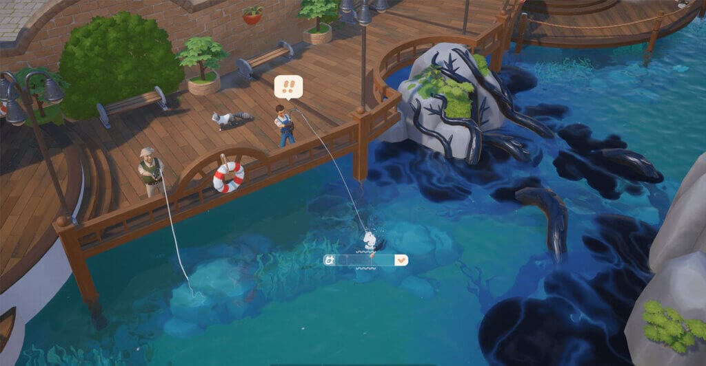 Gameplay de Coral Island, um cozy game de fazenda