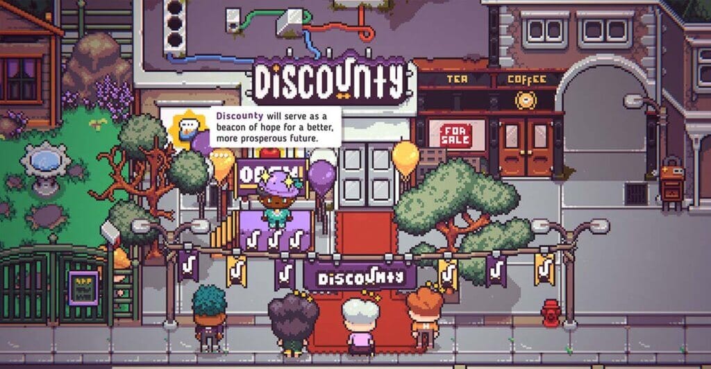 Gameplay do jogo para relaxar Discounty