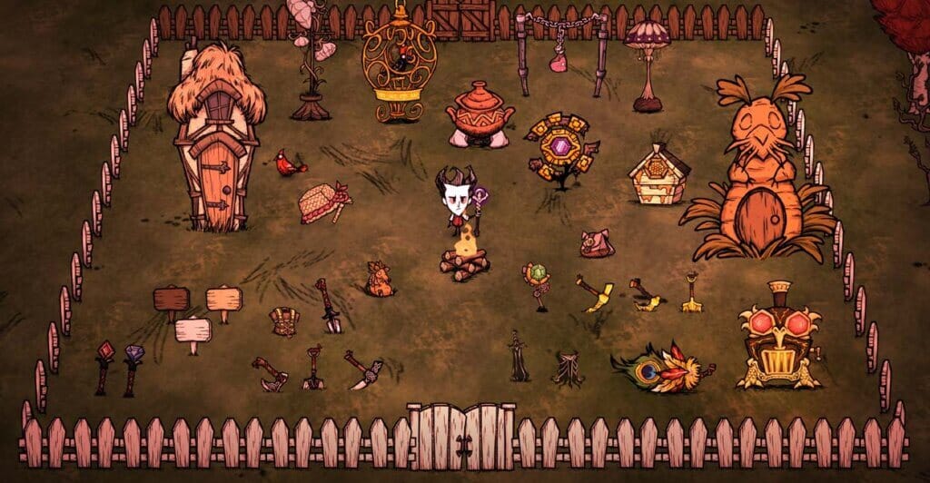 Gameplay de Dont Starve Together, um dos jogos indies mais famosos