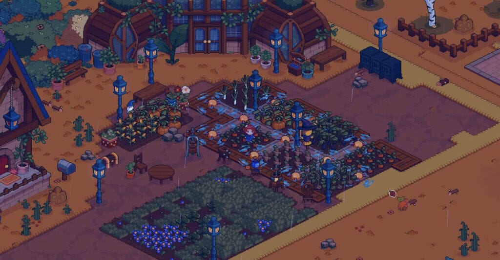 Gameplay de Everholm, um rpg cozy com diversos mistérios