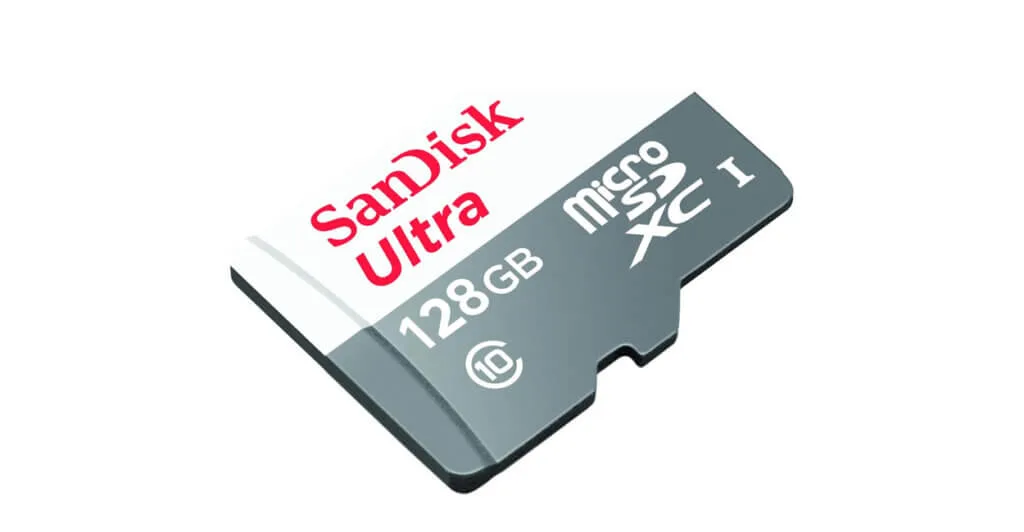 Imagem de MicroSD de 128gb