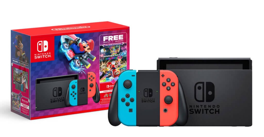Bundle do Nintendo Switch V2 com Mario Kart 8 Deluxe