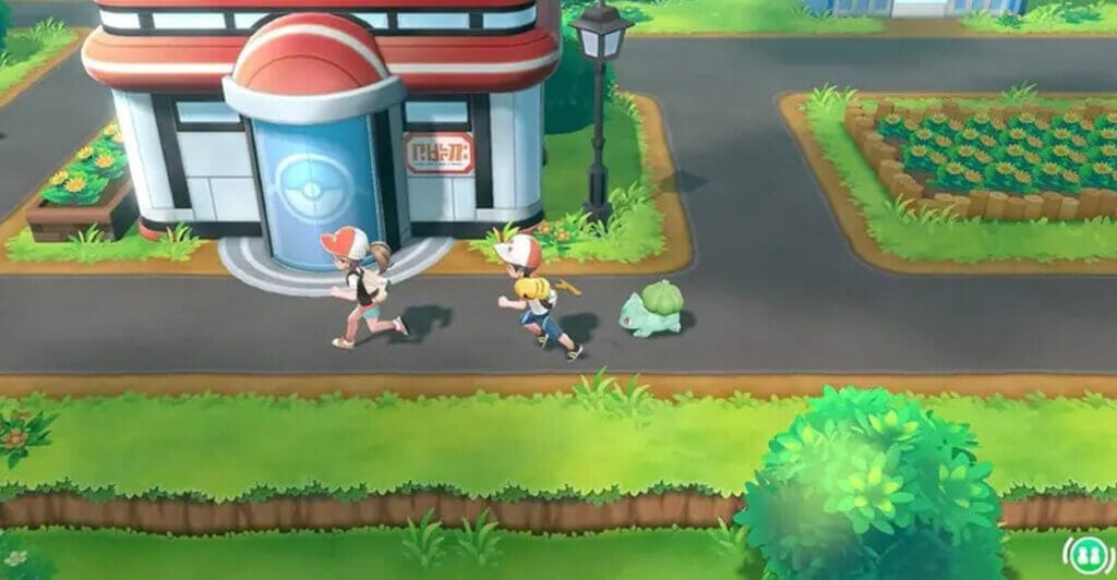 Gameplay de Pokémon Let's Go, que acaba sendo um jogo cozy e cooperativo para casais ou filhos