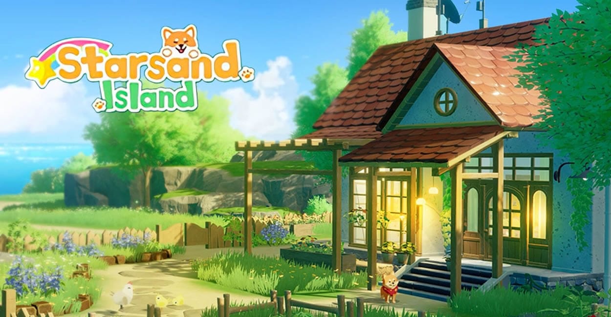 Capa do Jogo Starsand Island, o novo cozy game de fazendinha