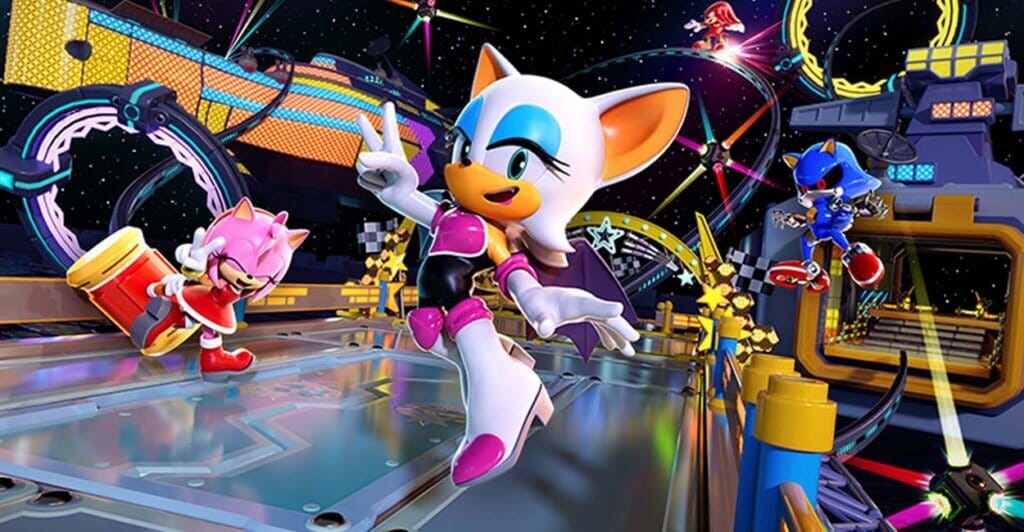 Amigos de Sonic em Sonic Rumble, um jogo multiplayer online para pc e mobile