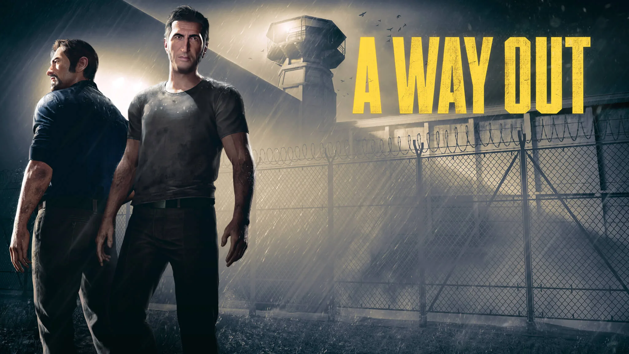 Imagem Promocional de A Way Out, um jogo multiplayer para pc local e online
