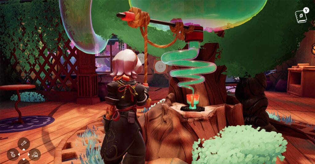 Máquina de Chá de Wanderstop, um cozy game diferenciado que aborda temas de pressão social.