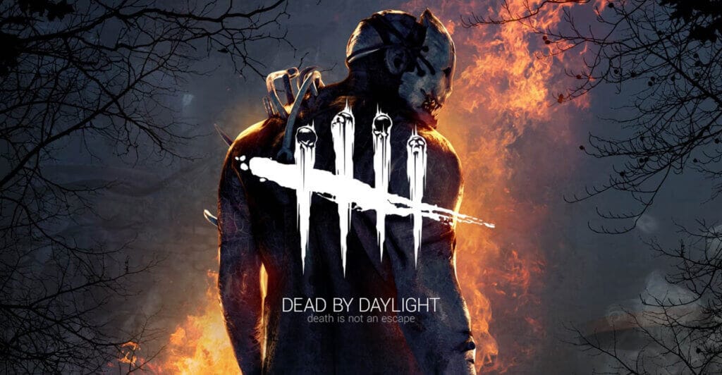 Titulo de Dead by Daylight, um dos jogos multiplayer de terror mais conhecidos