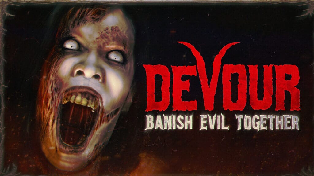 Titulo de Devour, um dos jogos de terror multiplayer mais intensos.