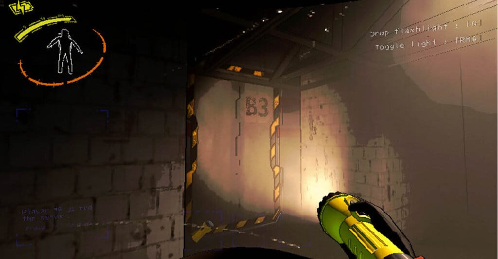 Exploração em Ambiente Escuro em Lethal Company, um dos melhores jogos multiplayer de terror.