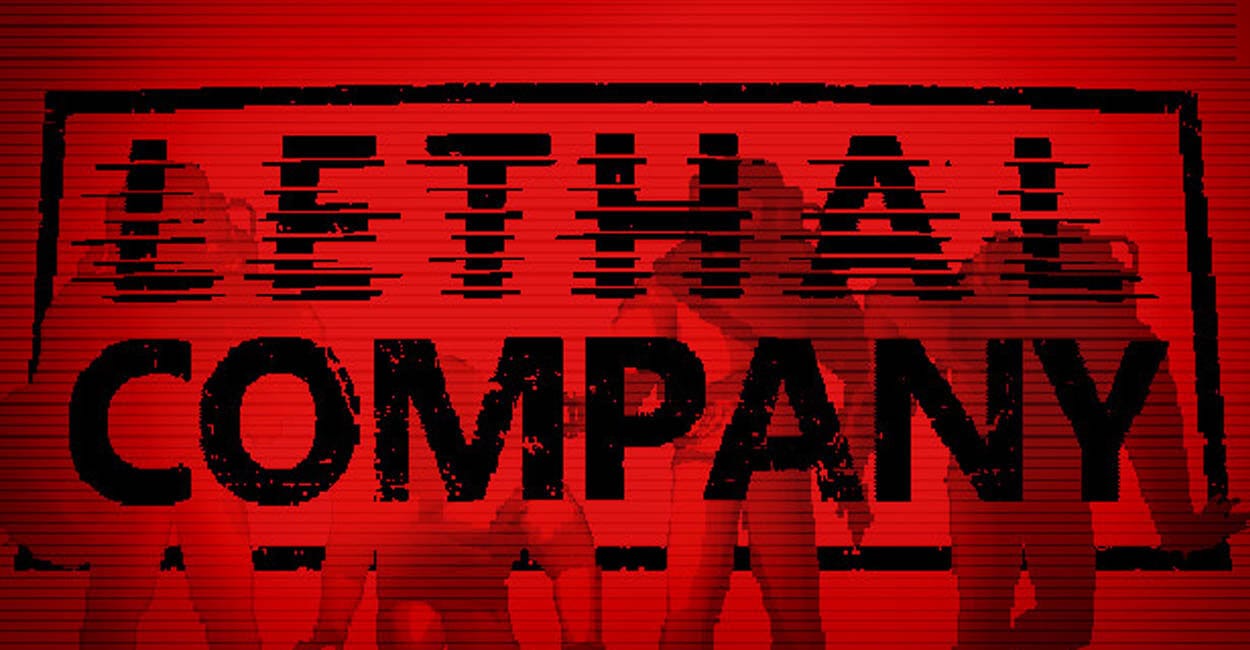 Titulo de Lethal Company, um dos melhores jogos multiplayer online para jogar com os amigos