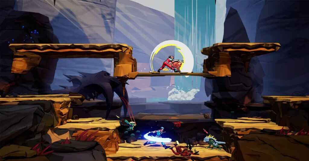 Gameplay Cooperativa de Storm Lancers, jogo multiplayer local para pc e nintendo switch