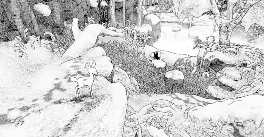 Situação de cooperação em Blanc, jogo de casal cooperativo para pc e nintendo switch