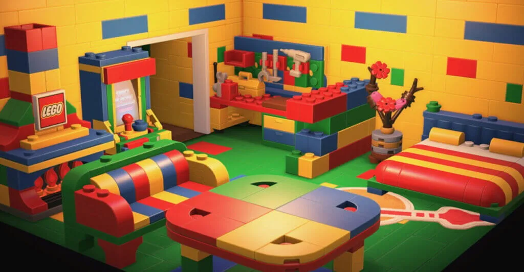 Itens tematicos de LEGO em nova atualização de Animal Crossing New Horizons