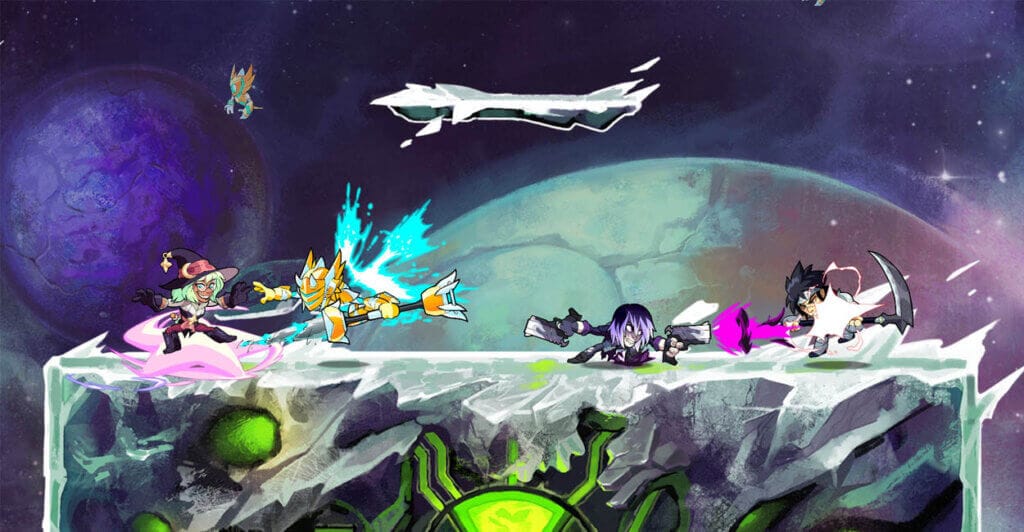 Modo de Luta para 4 Jogadores em Brawlhalla, um dos melhores jogos online multiplayer.