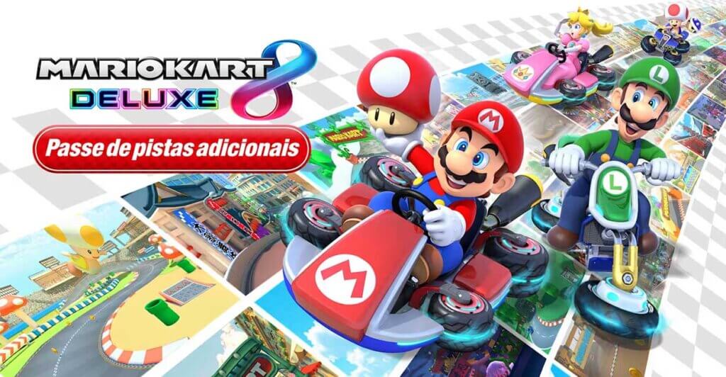 Imagem Promocional do Pacote de Pistas Adicionais de Mario Kart 8 Deluxe, melhor jogo de corrida do Nintendo Switch