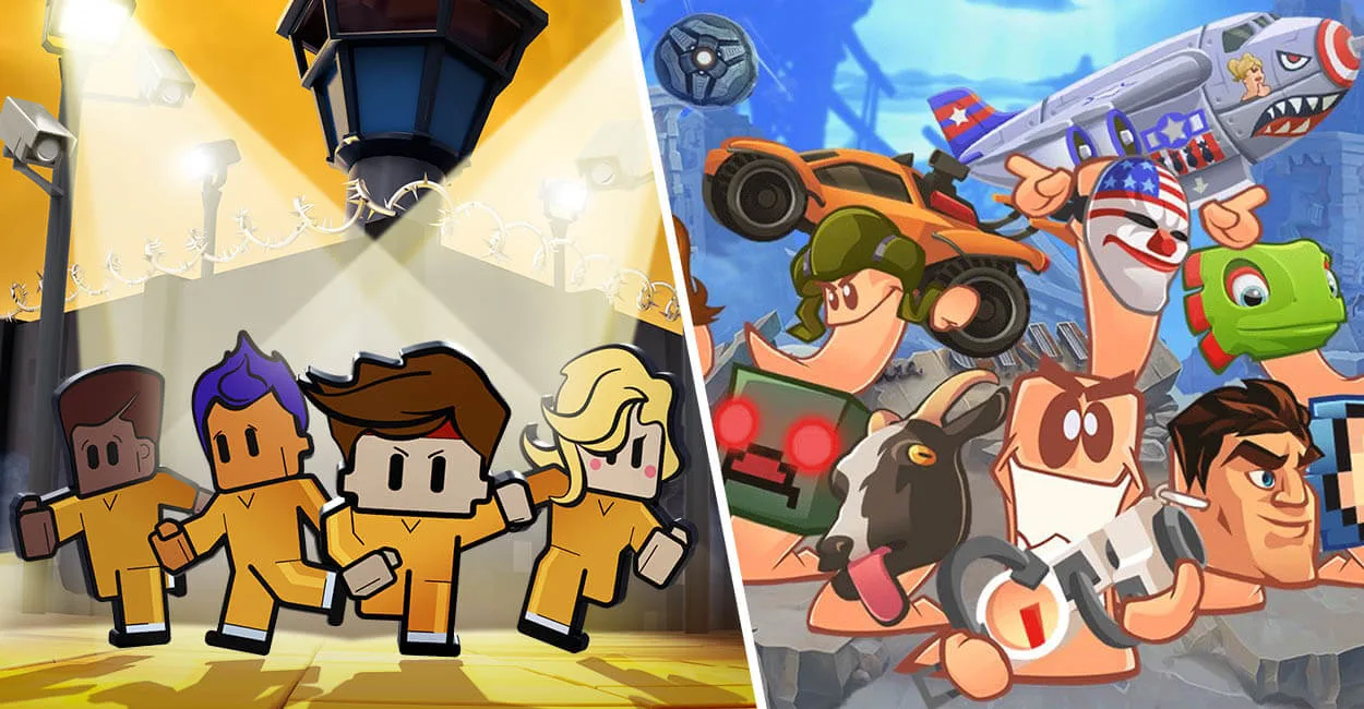 Capa com os Melhores Jogos Multiplayer Local para PCs Fracos