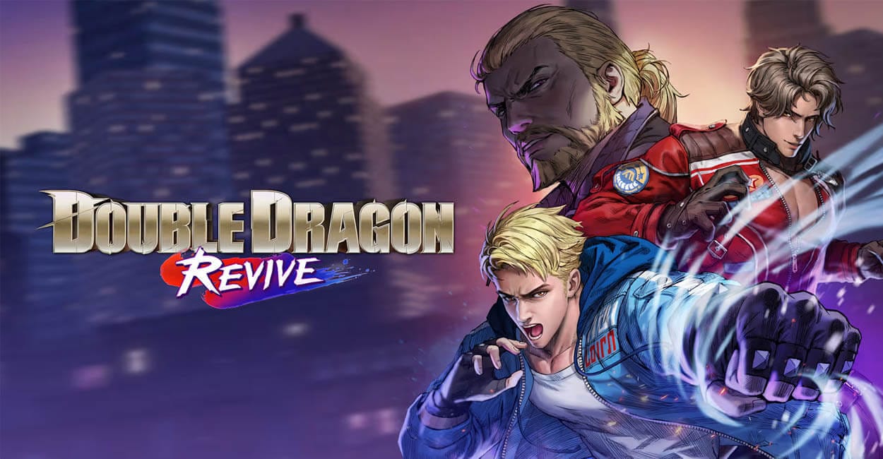 Titulo de Double Dragon Revive, jogo beat'n up online e local.
